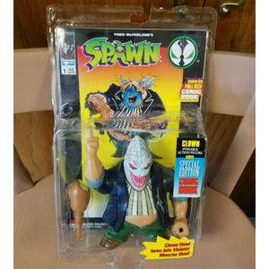 Todd McFarlane Toys Spawn Clown Poseable Figure Special Edition Comics Book